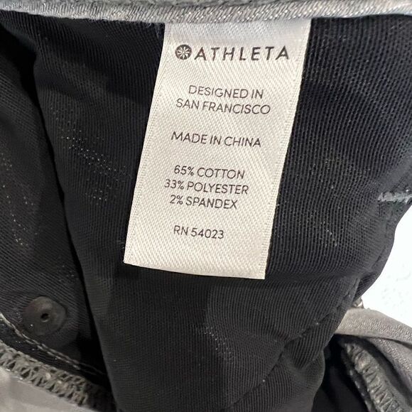Athleta skinny cropped sculptek Jeans Grey Denim Sculpting technology Size 2 - Picture 12 of 16